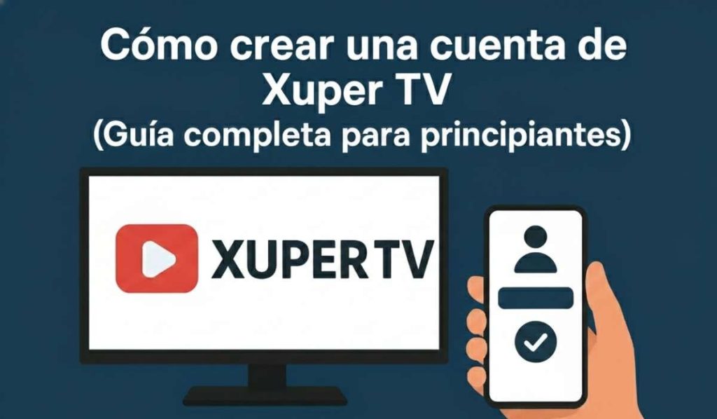 como crear una cuenta en xuper tv 2