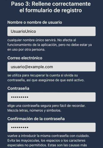 Accede a la aplicación